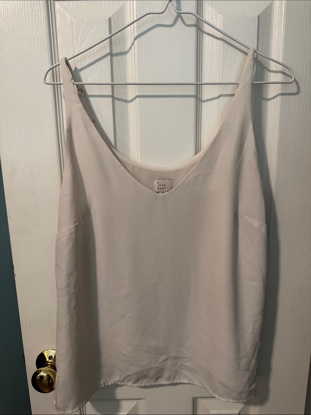 a new day Cream V-Neck Thin-Strap Camisole